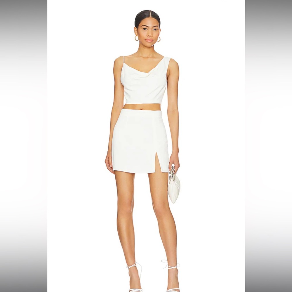 superdown White Two-Piece Dress